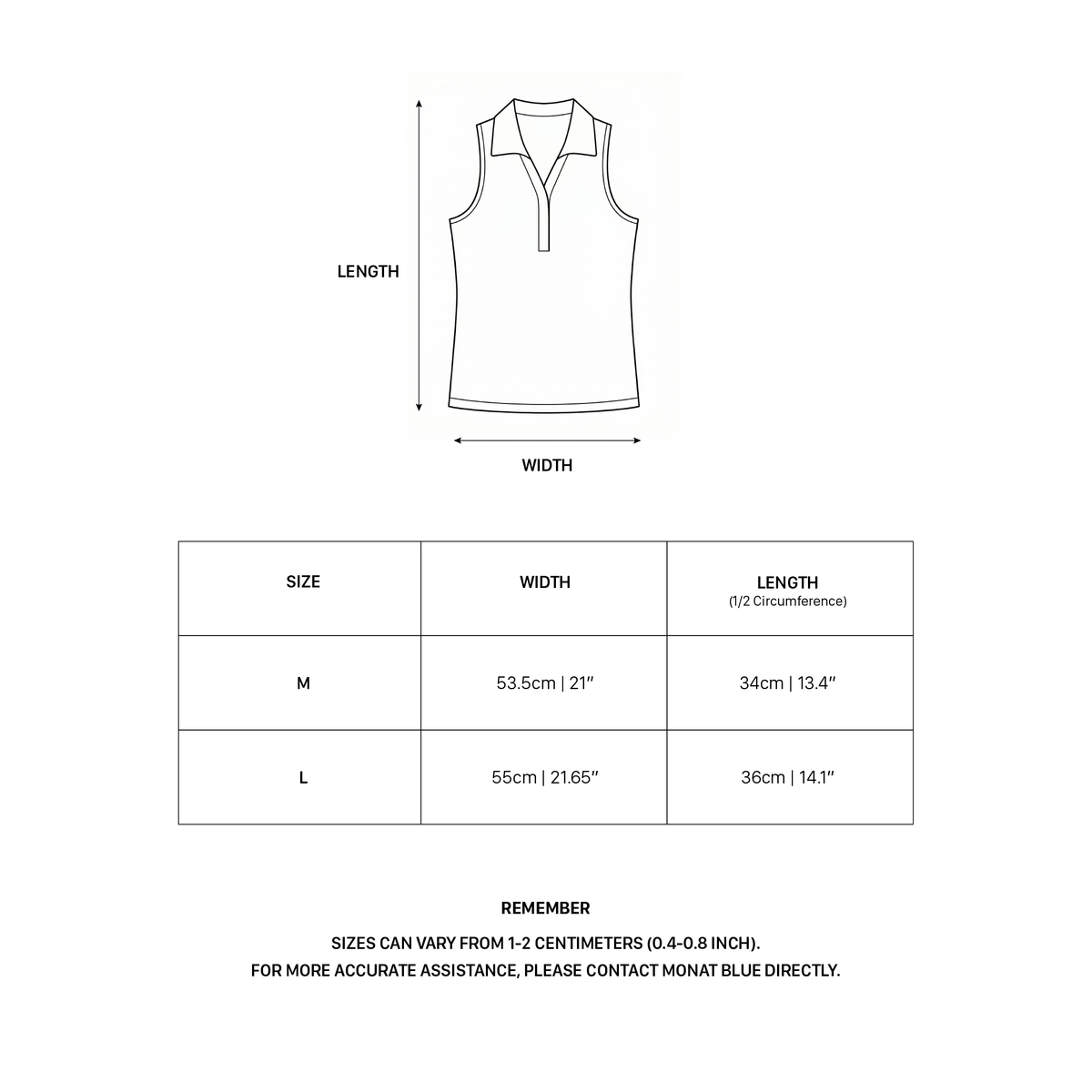 Heart-Embroidered Polo Tanktop
