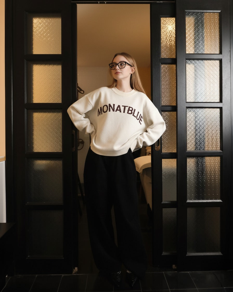 Knit Signature Monatblue