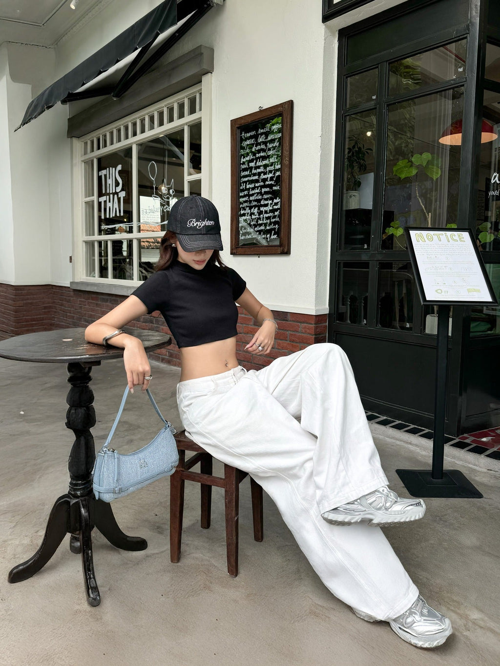 Pocket Pants relaxed wide-leg