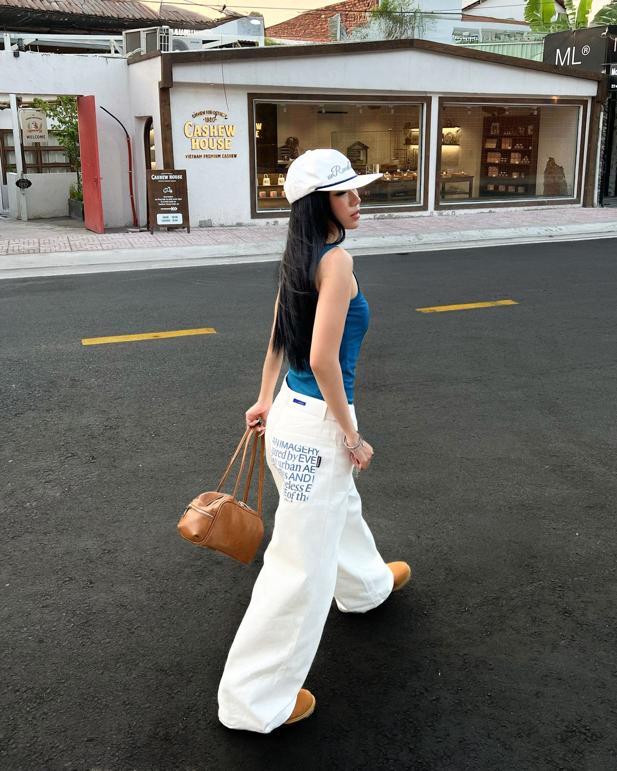 Pocket Pants relaxed wide-leg