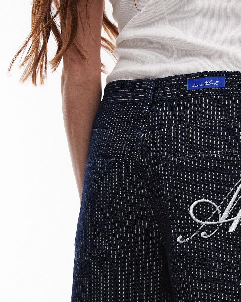 Short Denim Raw Pinstripe Heritage