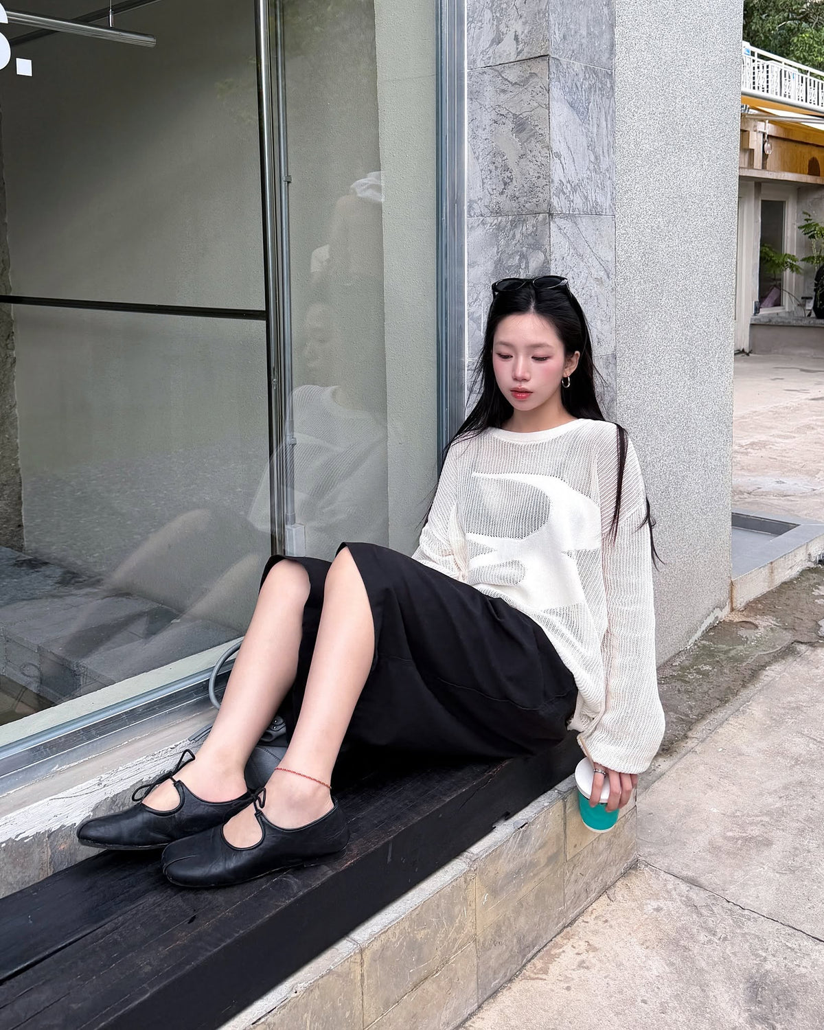 Waffle Knit Sweater