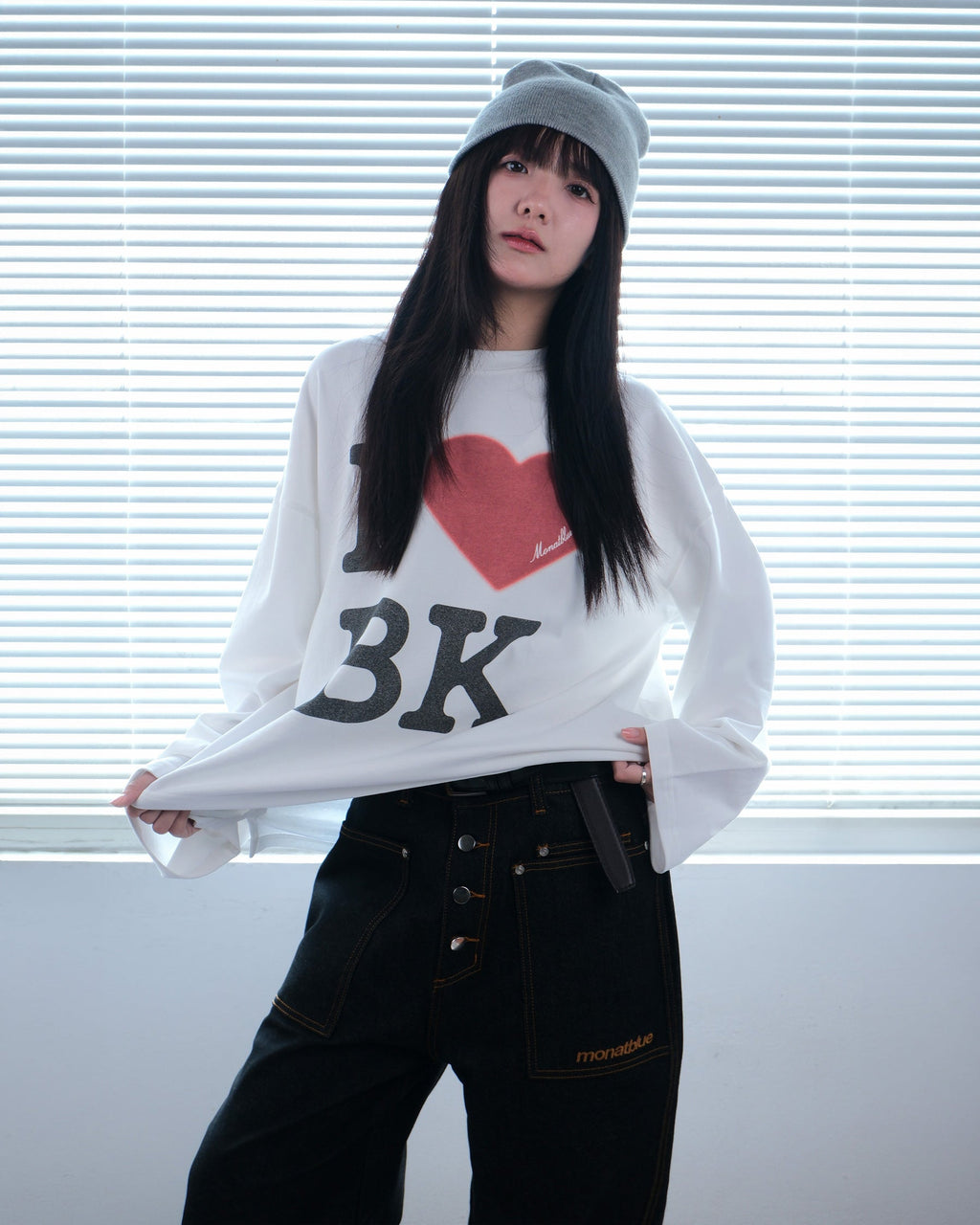 Long T-shirt I LOVE BK