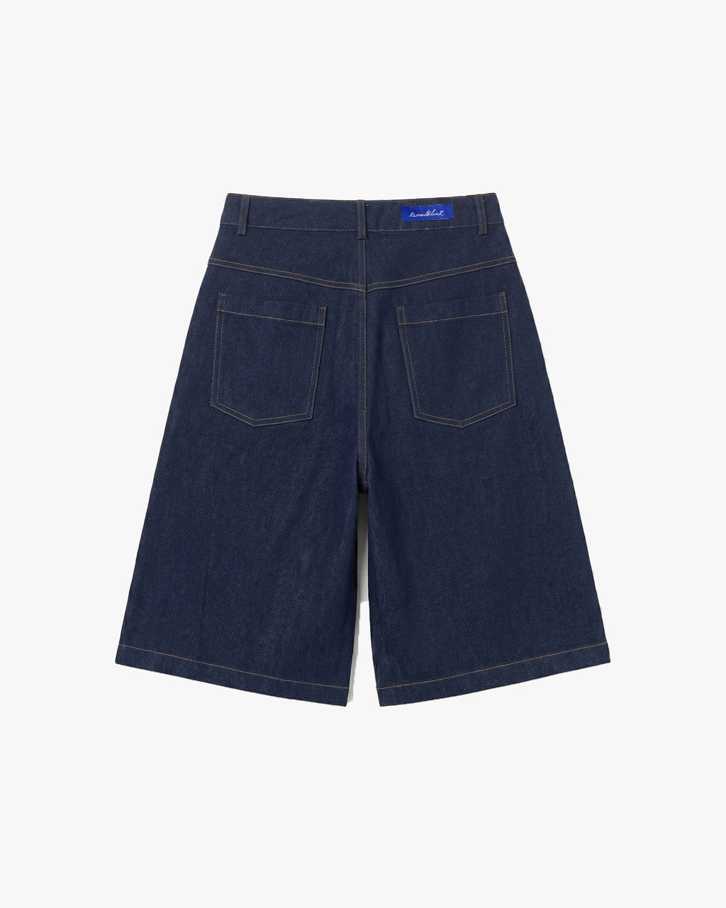Button Denim Shorts