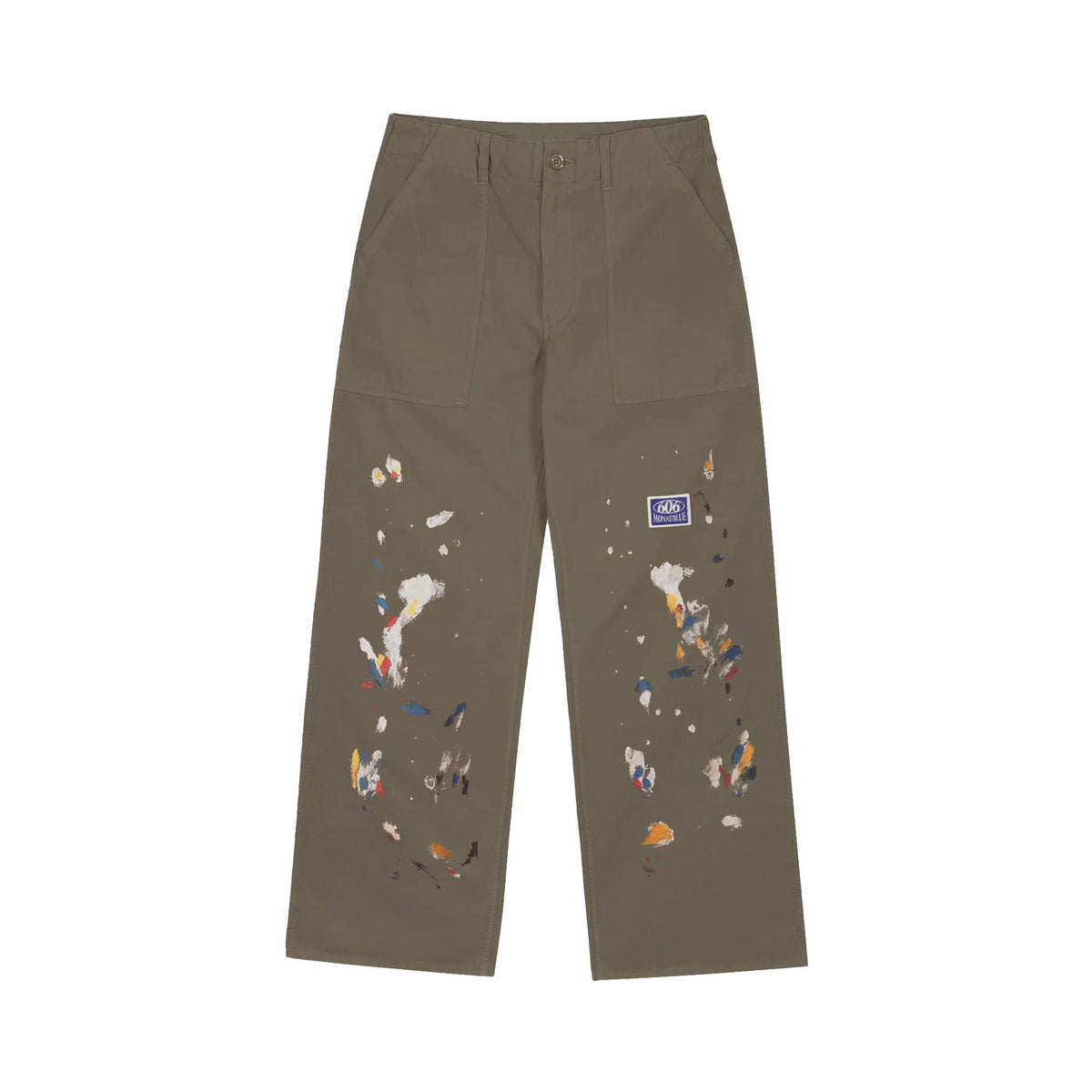 Pants Kaki Oil Pantings 606