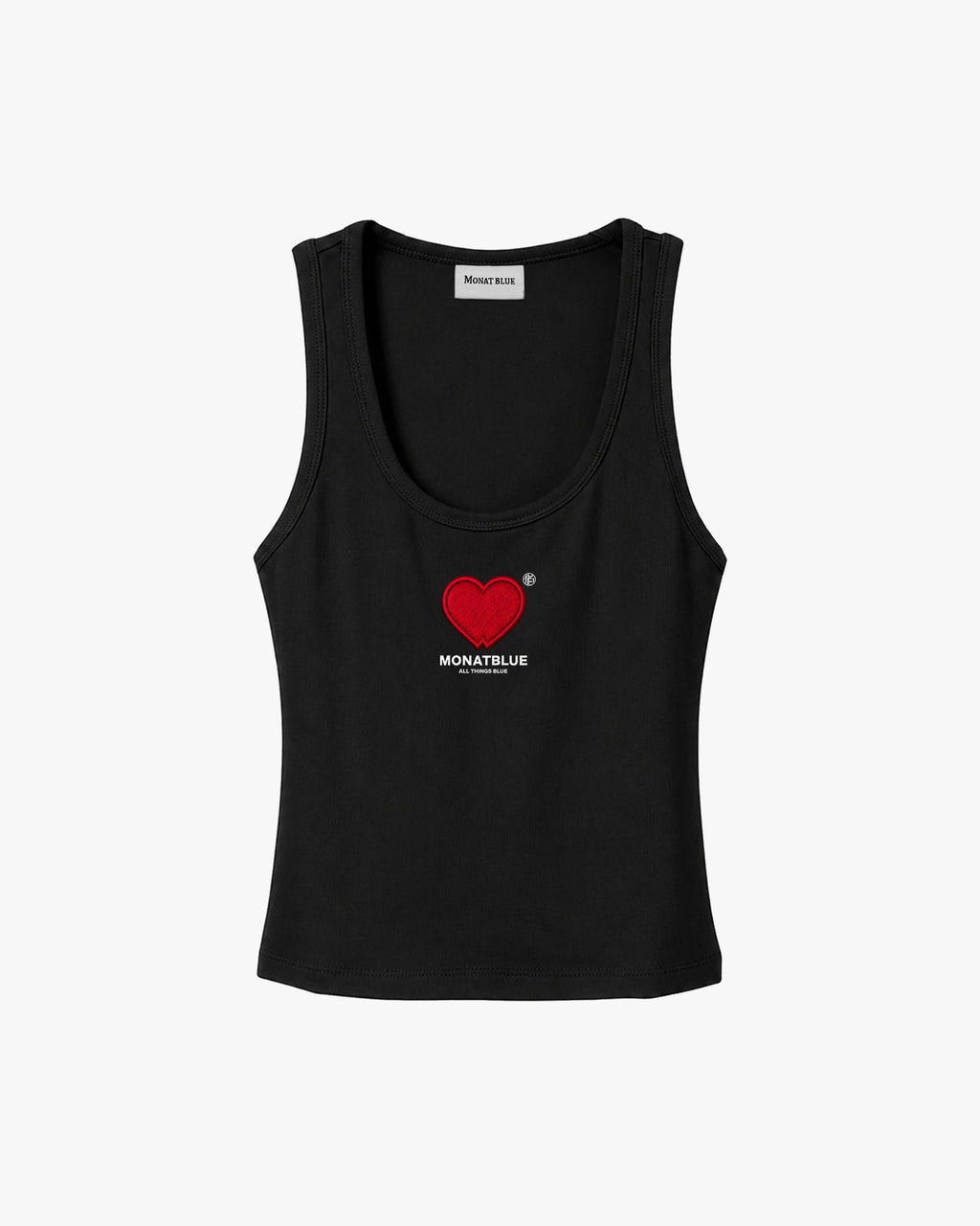 Black Twin Heart Tanktop