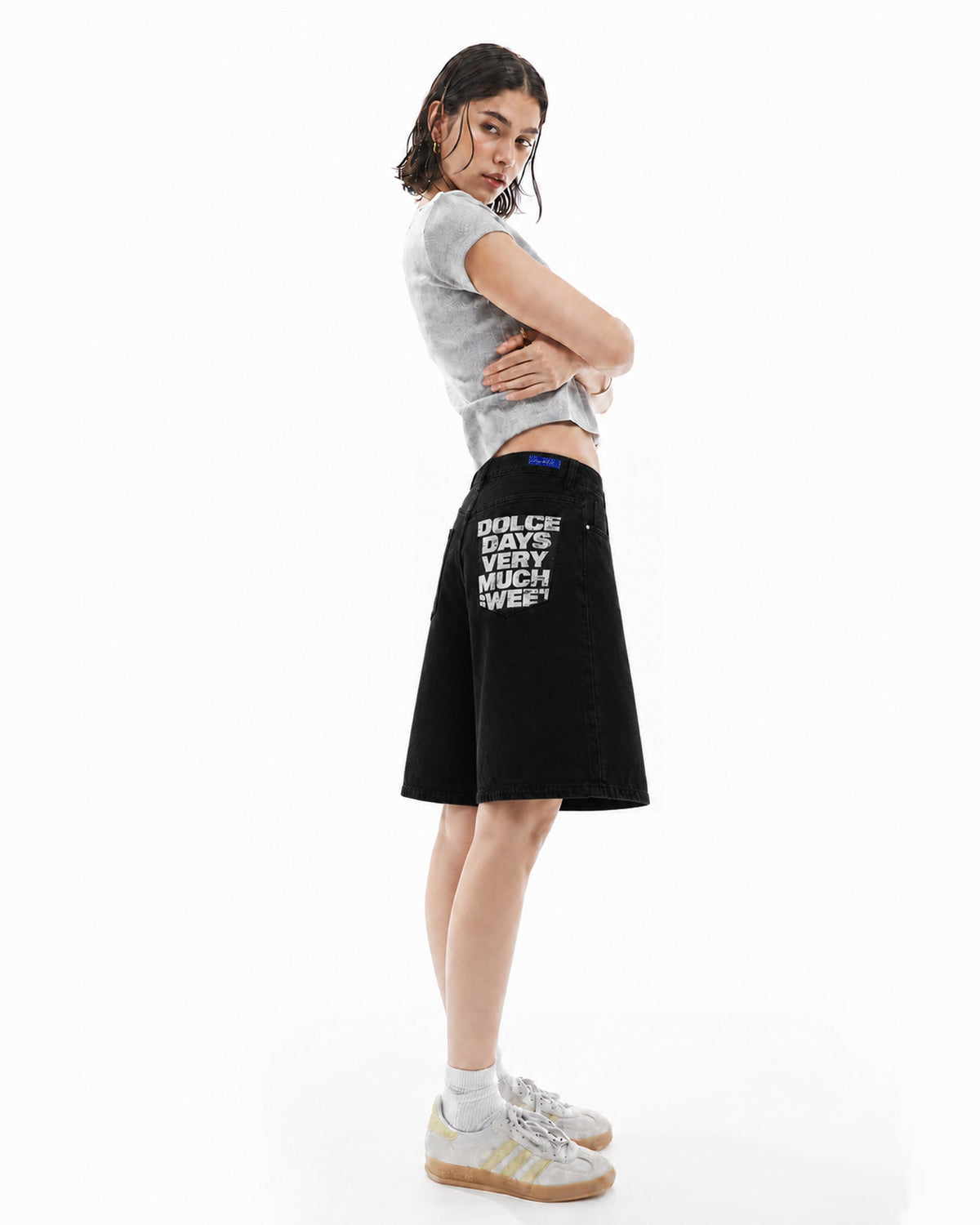 Short Denim Dolciente Black