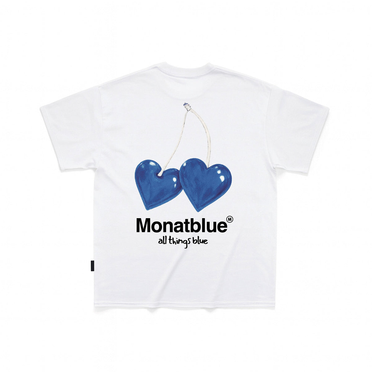 T-shirt Blue Cherry Heart