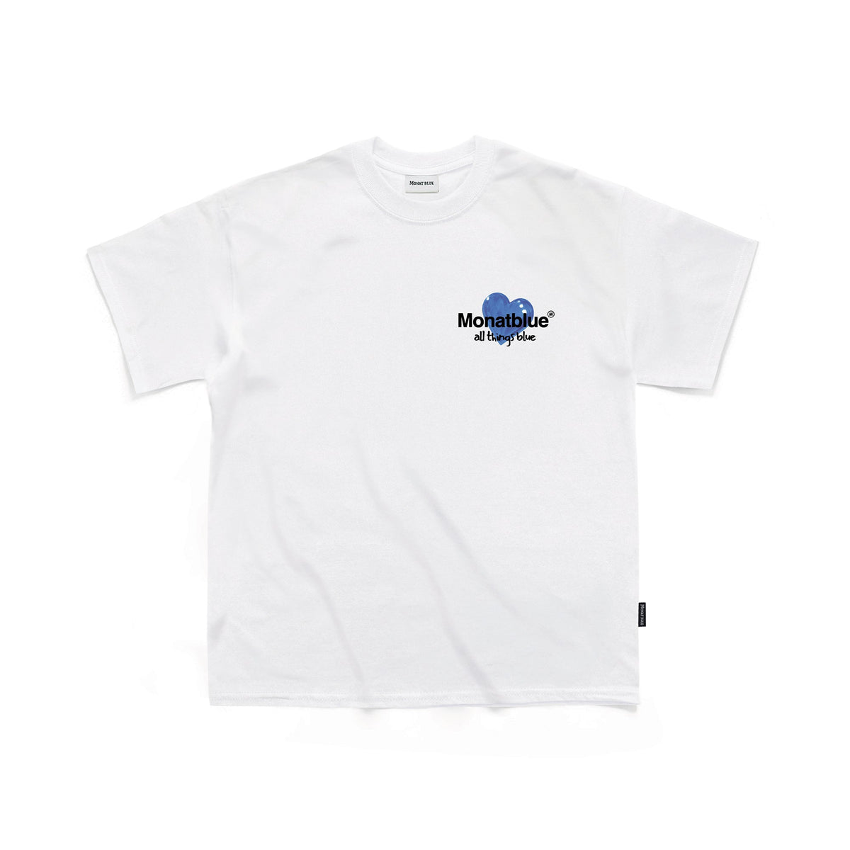 T-shirt Blue Cherry Heart