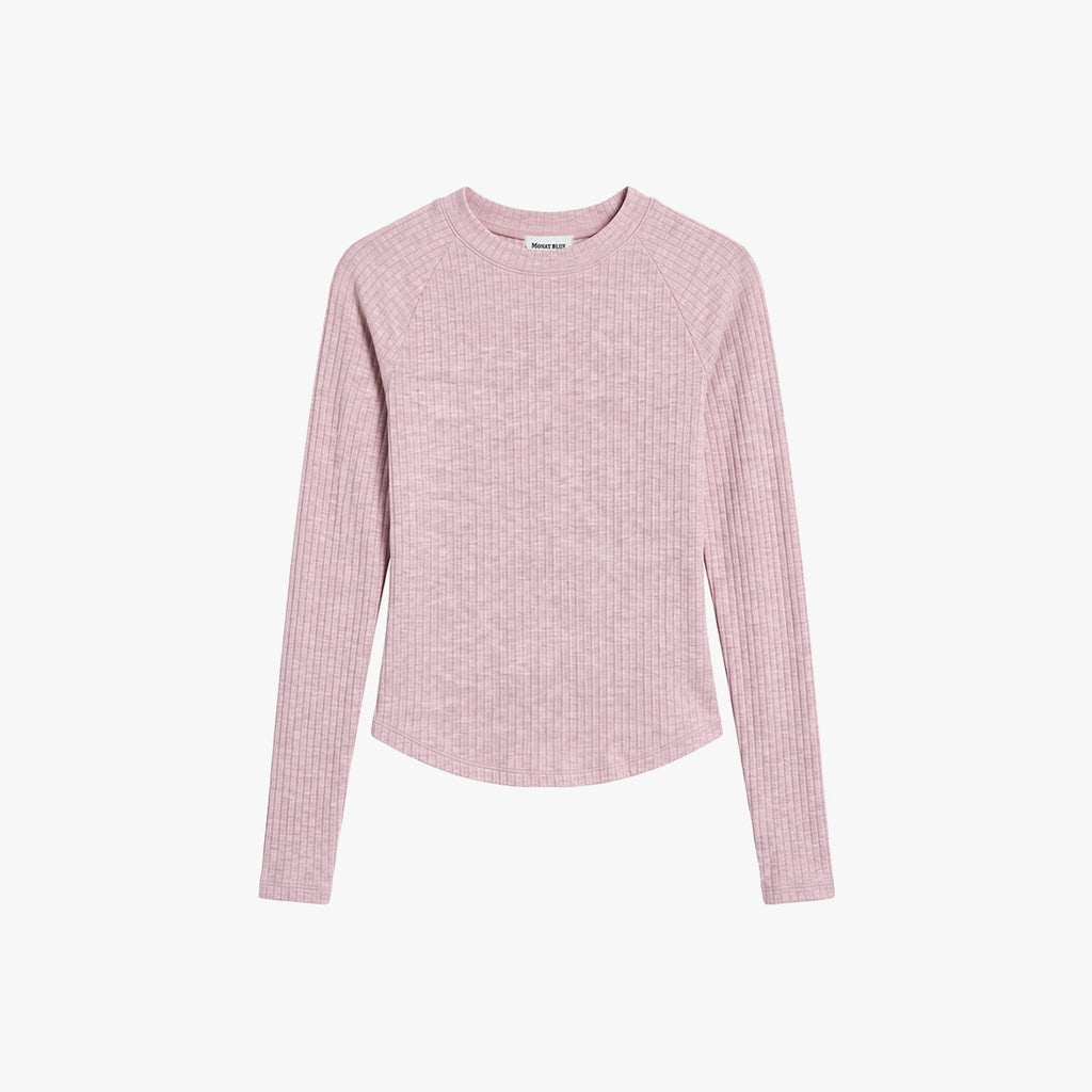 Fit Longsleeves Top - Pink